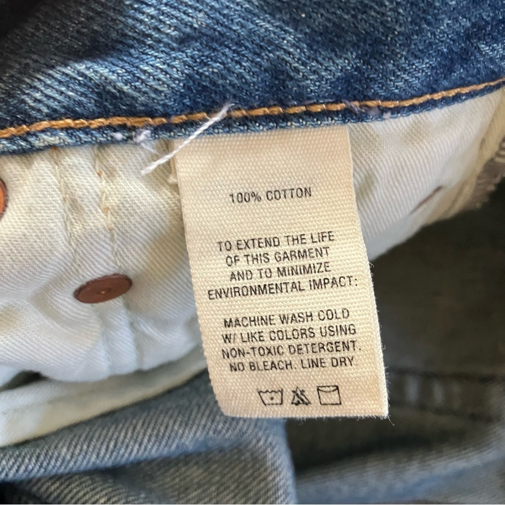 NWT Alex Mill The Bev Relaxed Jeans In Vintage Dark Indigo Wash - Picture 12 of 14